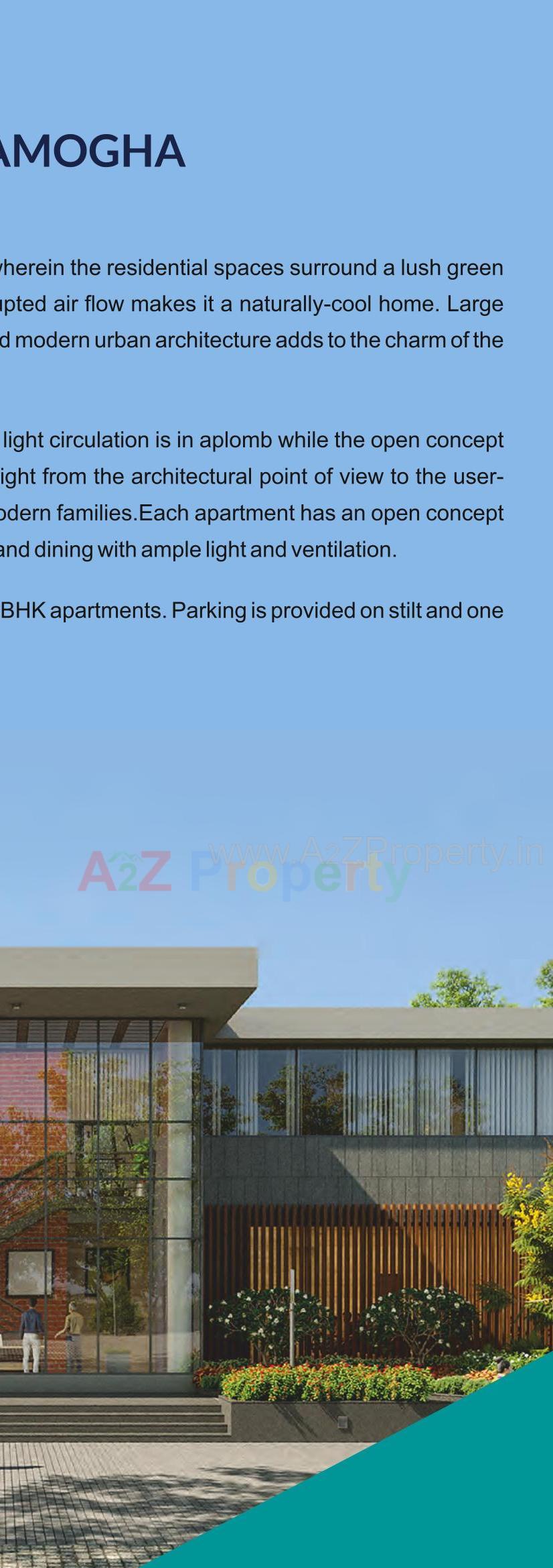 3D Elevation of real estate project Amogha located at Khodiyar, Ahmedabad, Gujarat