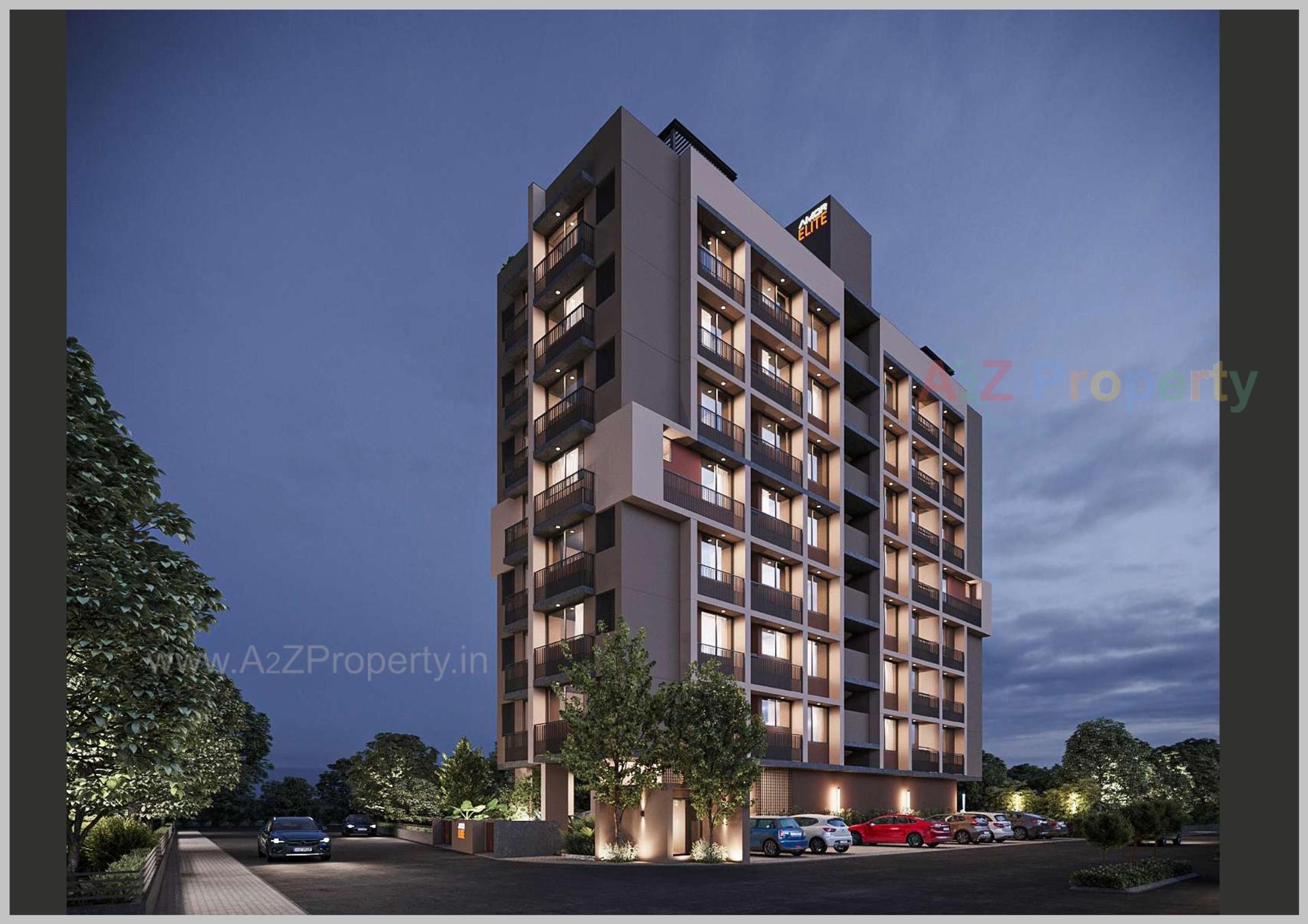 3D Elevation of real estate project Amor Elite located at Paldi, Ahmedabad, Gujarat