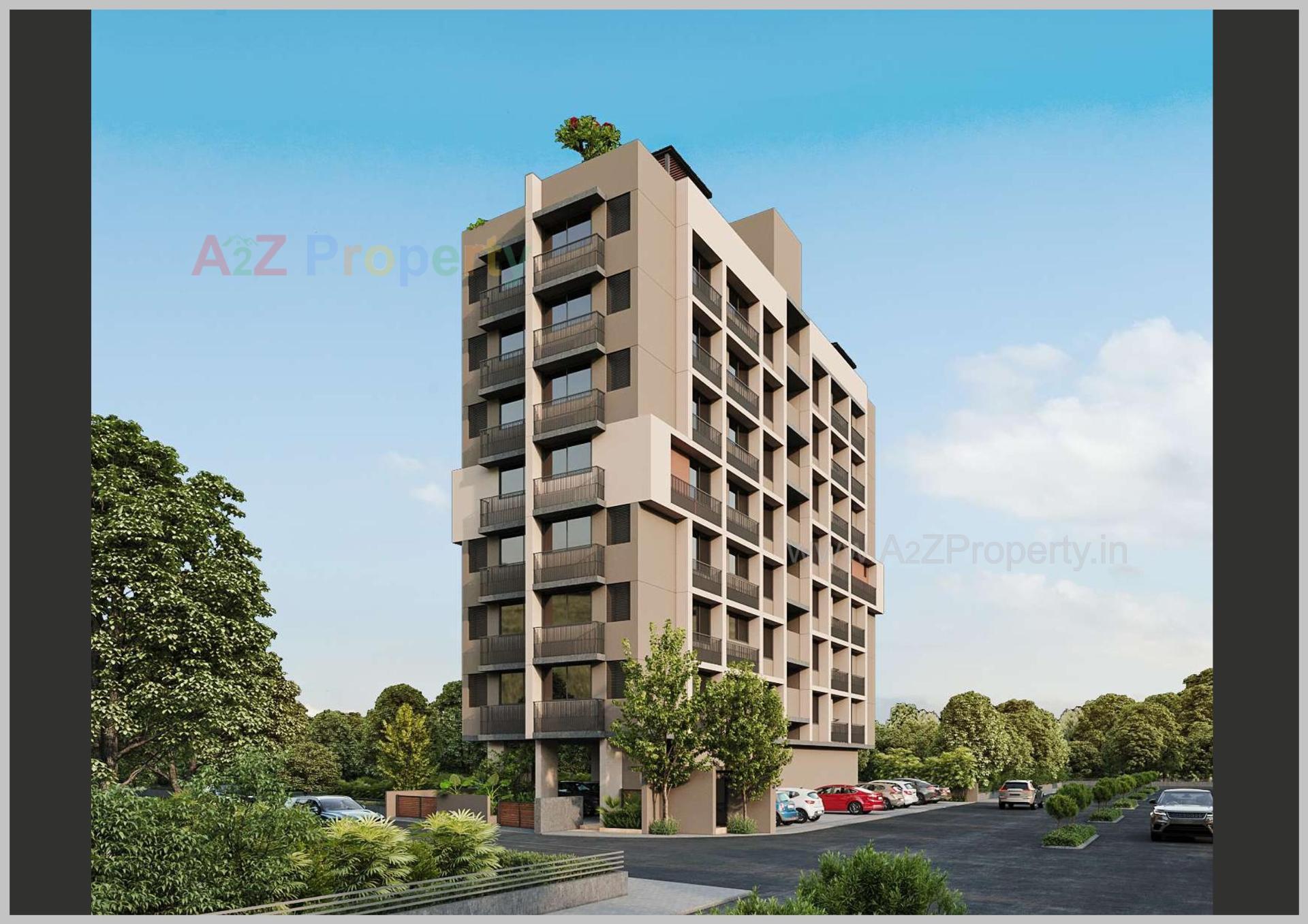 3D Elevation of real estate project Amor Elite located at Paldi, Ahmedabad, Gujarat