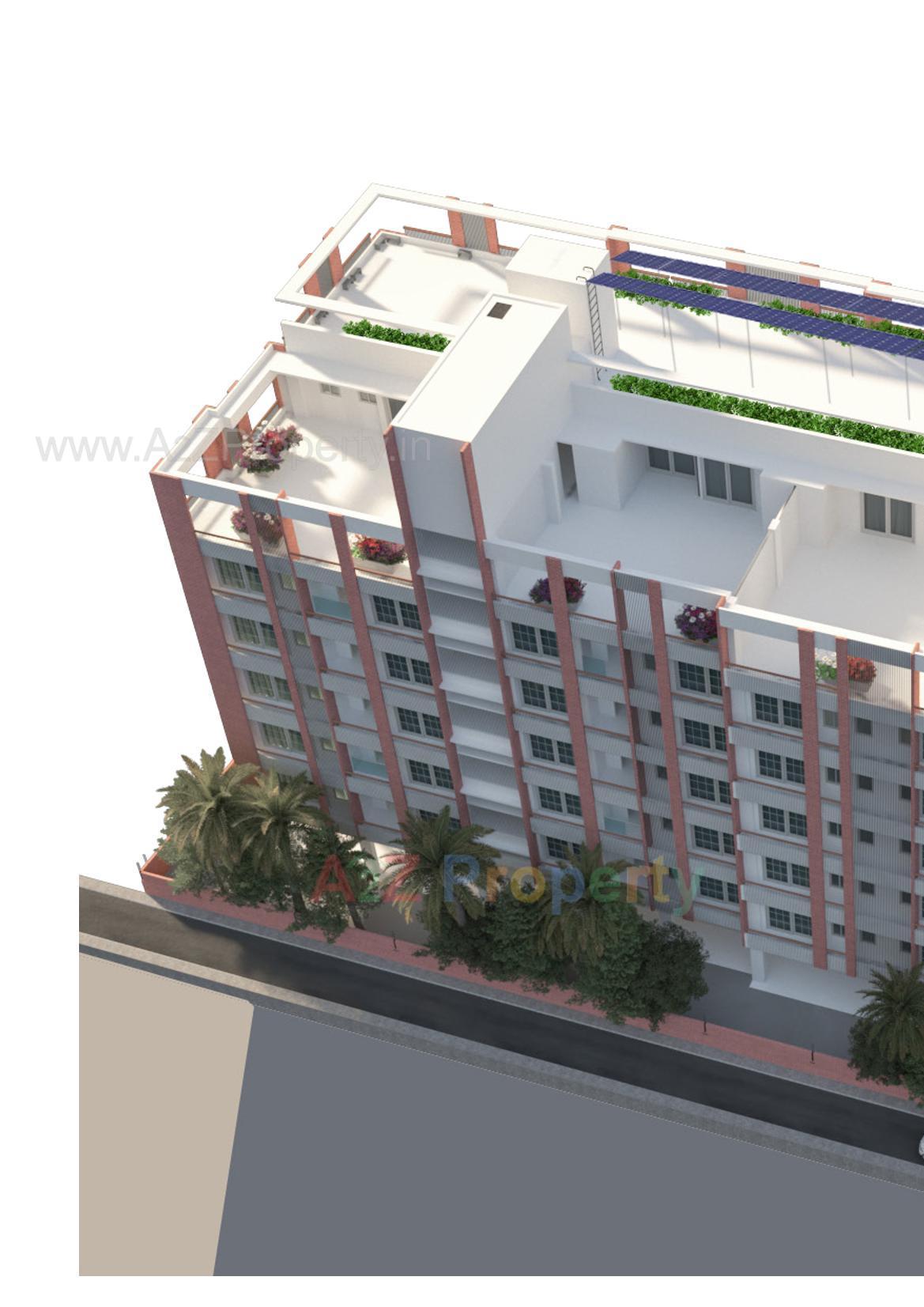 3D Elevation of real estate project Amrapali Elite located at Dariyapur-kazipur, Ahmedabad, Gujarat