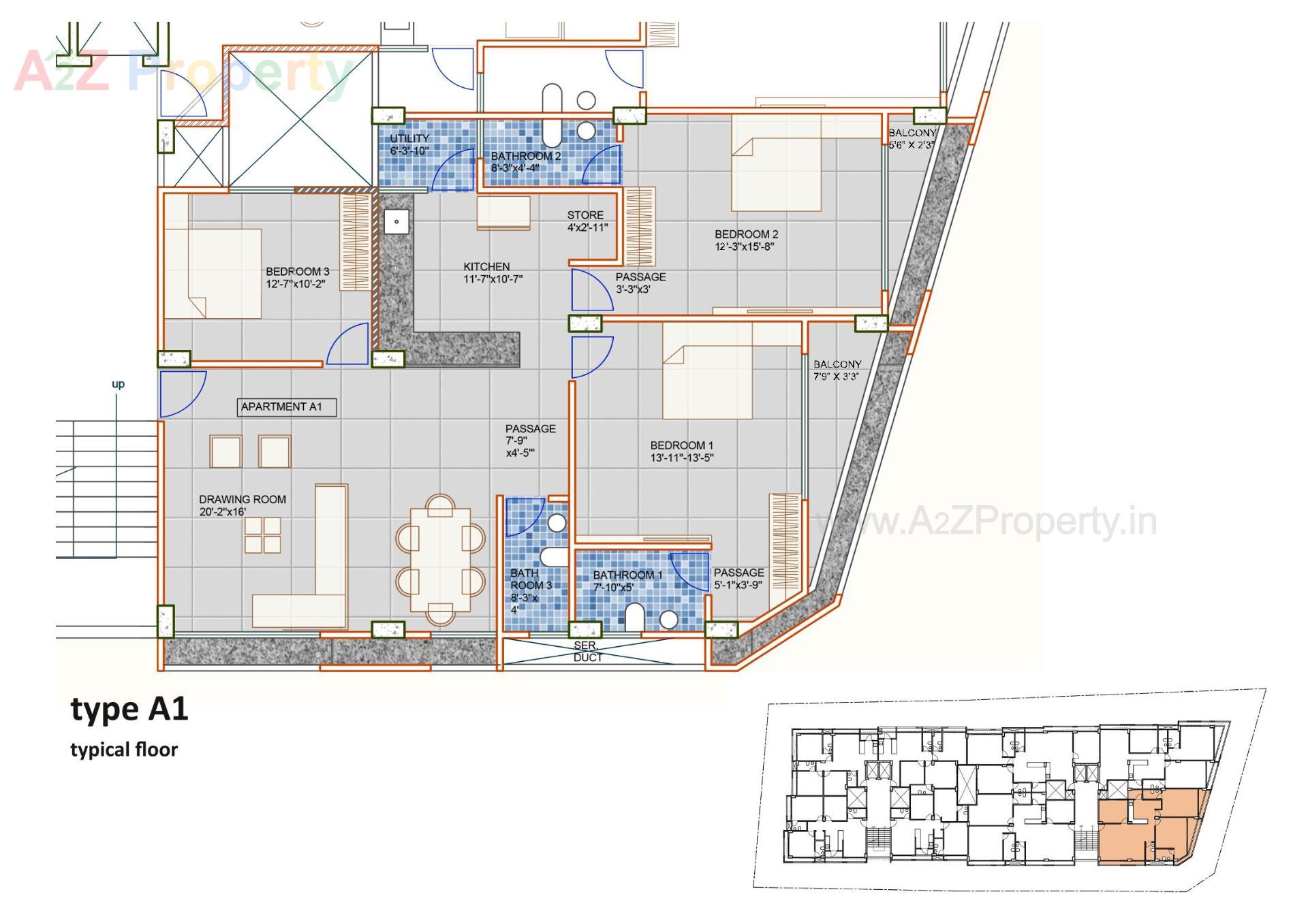 Layout of real estate project Amrapali Elite located at Dariyapur-kazipur, Ahmedabad, Gujarat