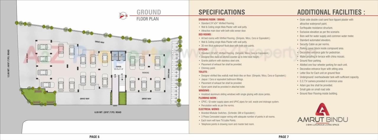  of real estate project Amrut Bindu Residency located at Ahmedabad, Ahmedabad, Gujarat