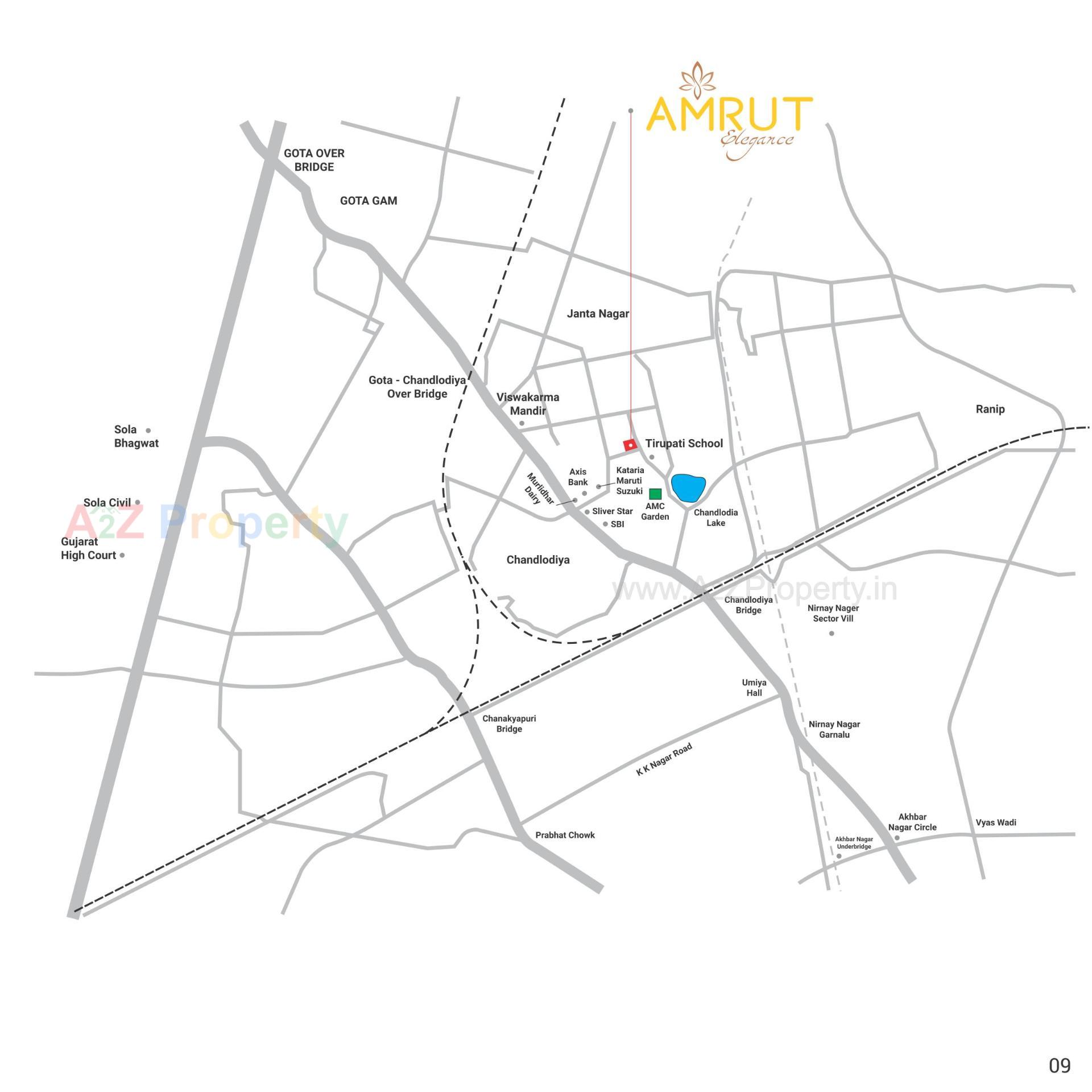 of real estate project Amrut Elegance located at Chandlodiya, Ahmedabad, Gujarat