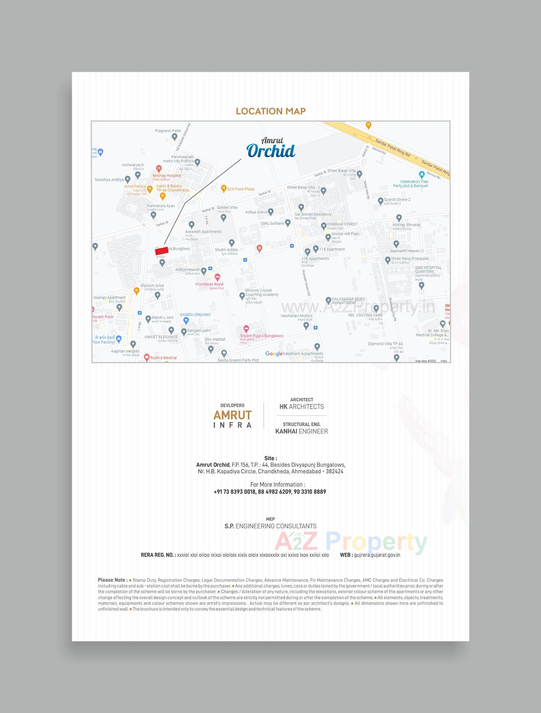  of real estate project Amrut Orchid located at Chandkheda, Ahmedabad, Gujarat