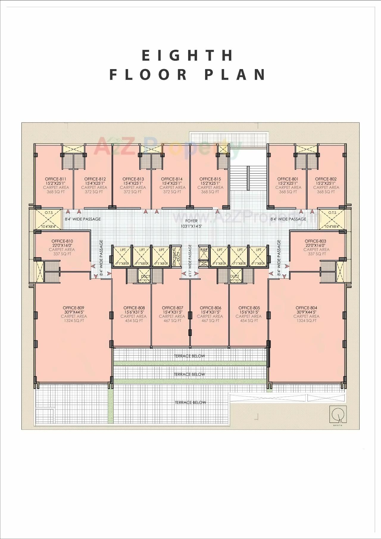 Layout of real estate project Anam located at Chadavad, Ahmedabad, Gujarat