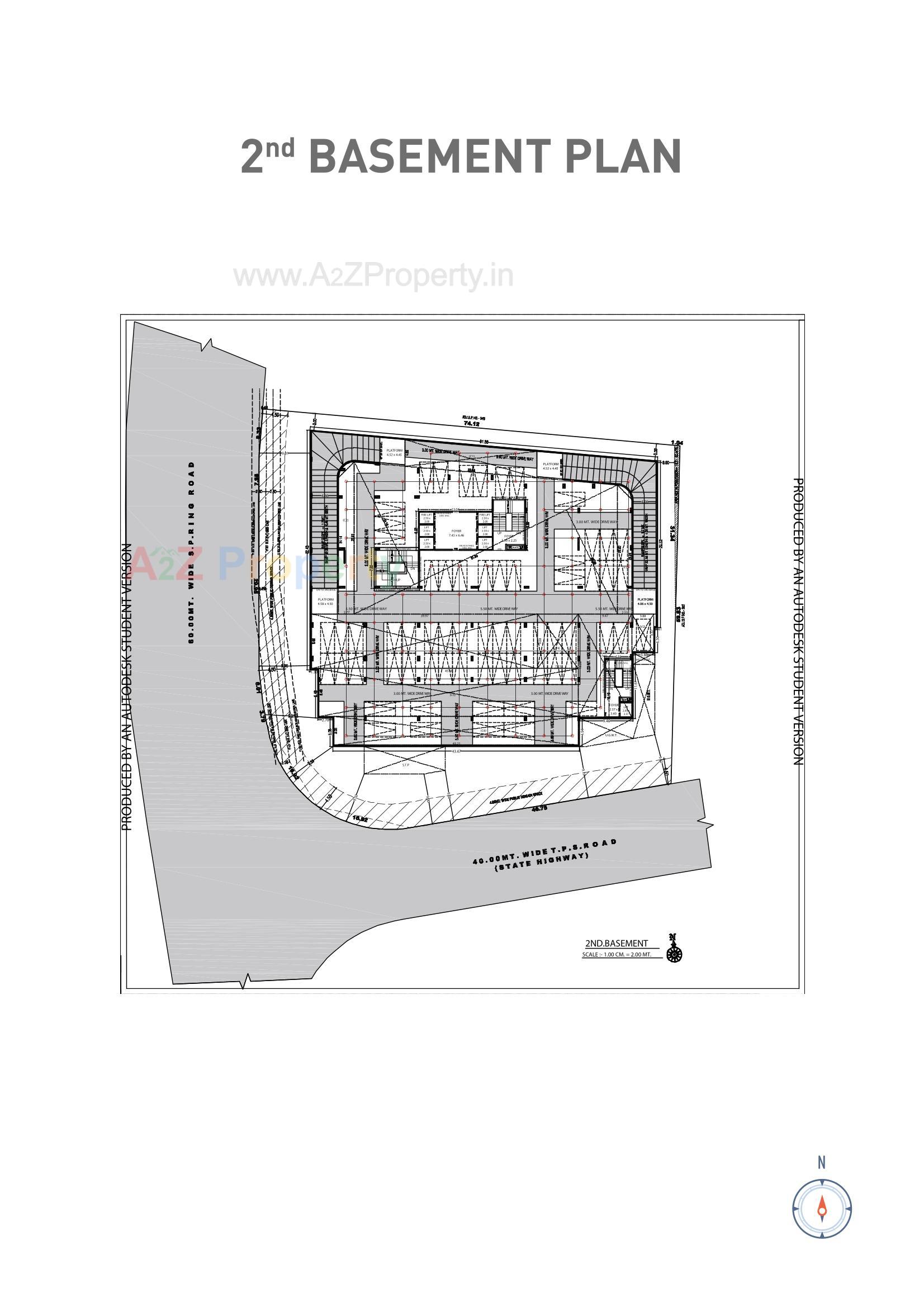 Layout of real estate project Anam located at Ambali, Ahmedabad, Gujarat