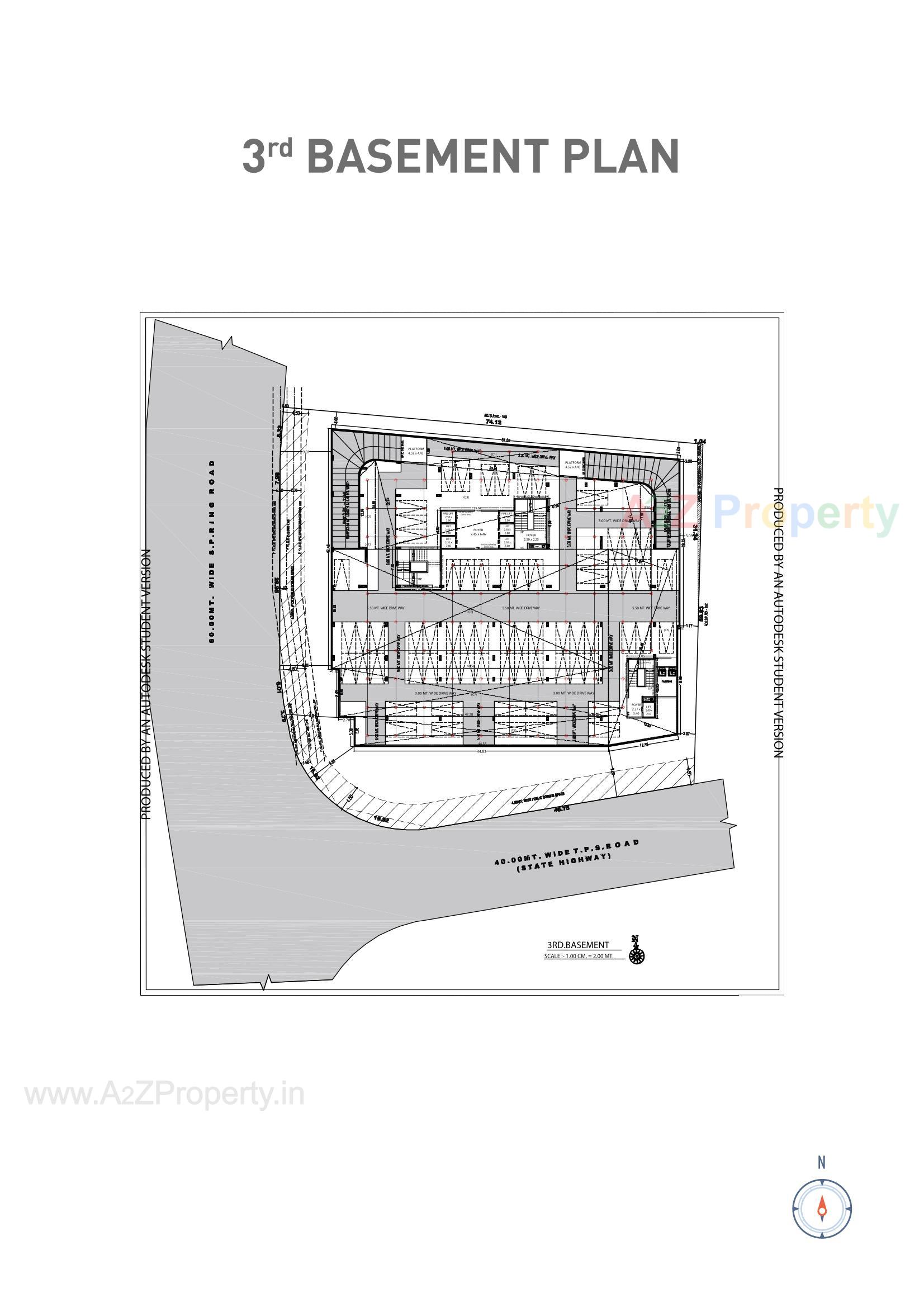 Layout of real estate project Anam located at Ambali, Ahmedabad, Gujarat