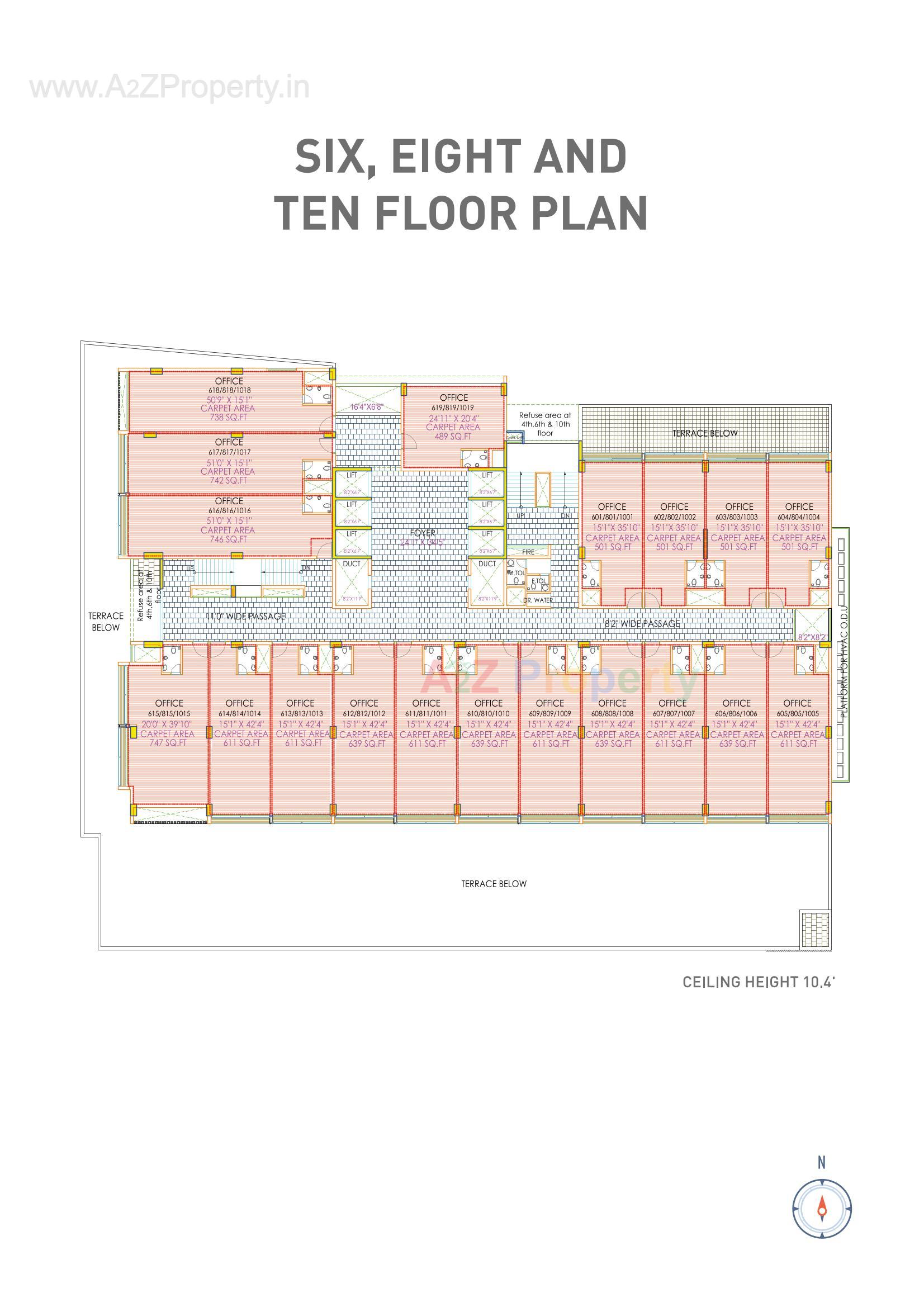 Layout of real estate project Anam located at Ambali, Ahmedabad, Gujarat