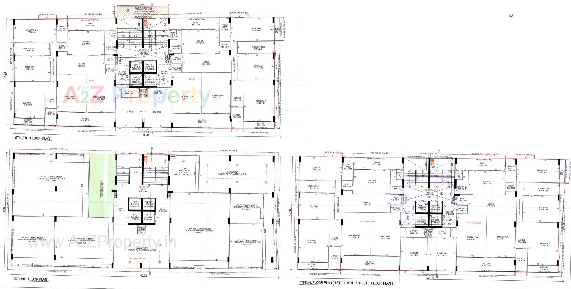 Layout of real estate project Anamaya located at Hebatpur, Ahmedabad, Gujarat