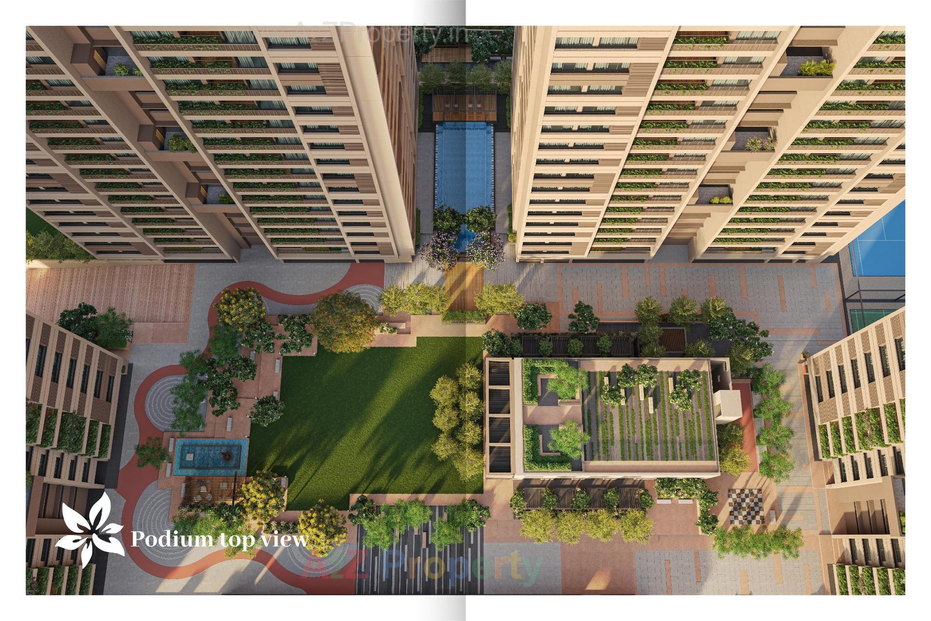 3D Elevation of real estate project Anamika High Point located at Bodakdev, Ahmedabad, Gujarat