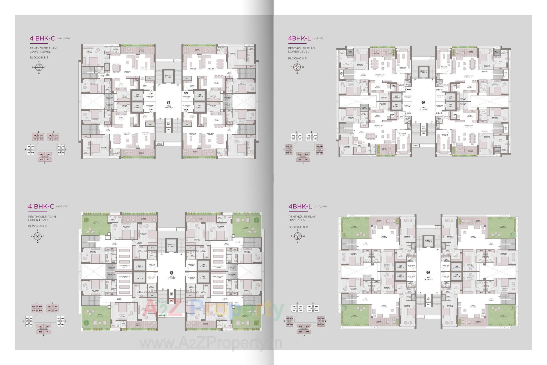 Layout of real estate project Anamika High Point located at Bodakdev, Ahmedabad, Gujarat
