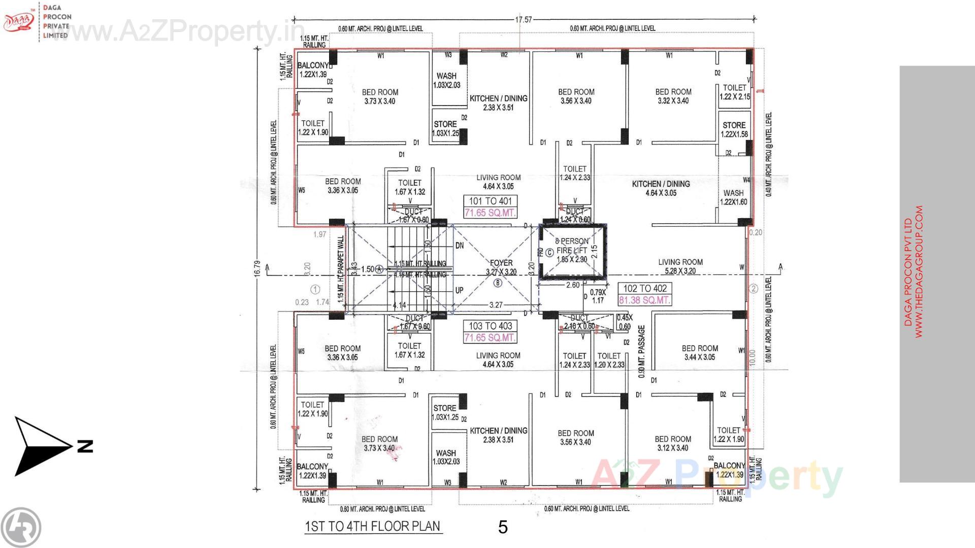 Layout of real estate project Anand Residency located at Maninagar, Ahmedabad, Gujarat