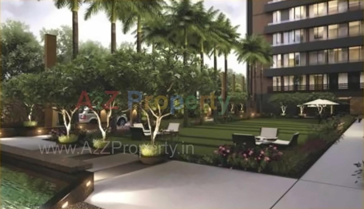 3D Elevation of real estate project Anand Sapphire located at Gota, Ahmedabad, Gujarat