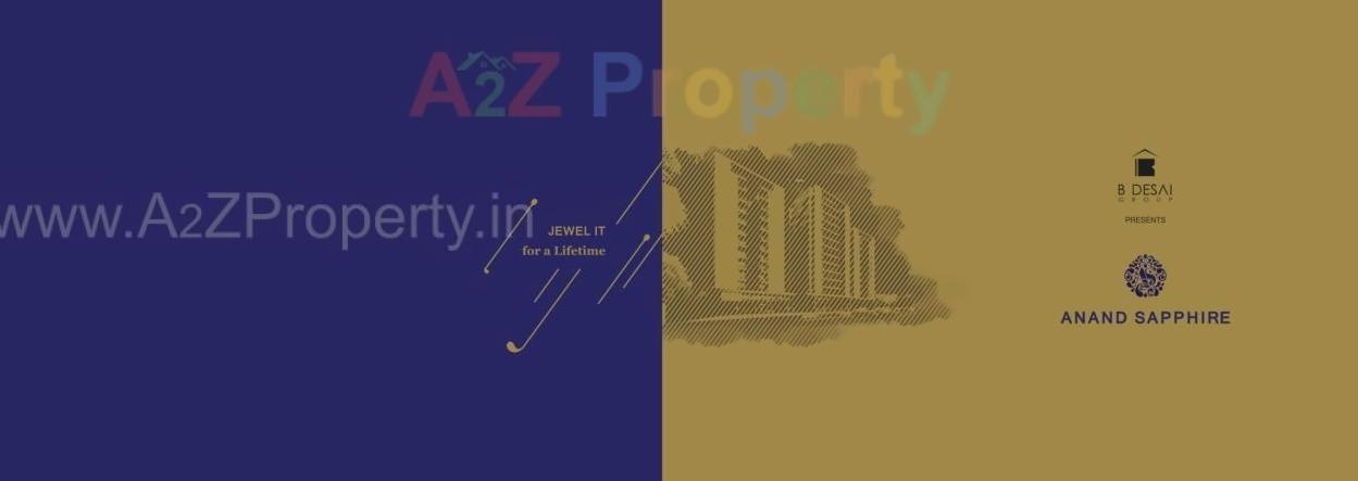  of real estate project Anand Sapphire located at Gota, Ahmedabad, Gujarat