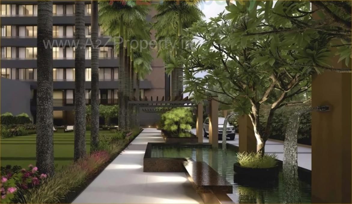 3D Elevation of real estate project Anand Sapphire located at Gota, Ahmedabad, Gujarat