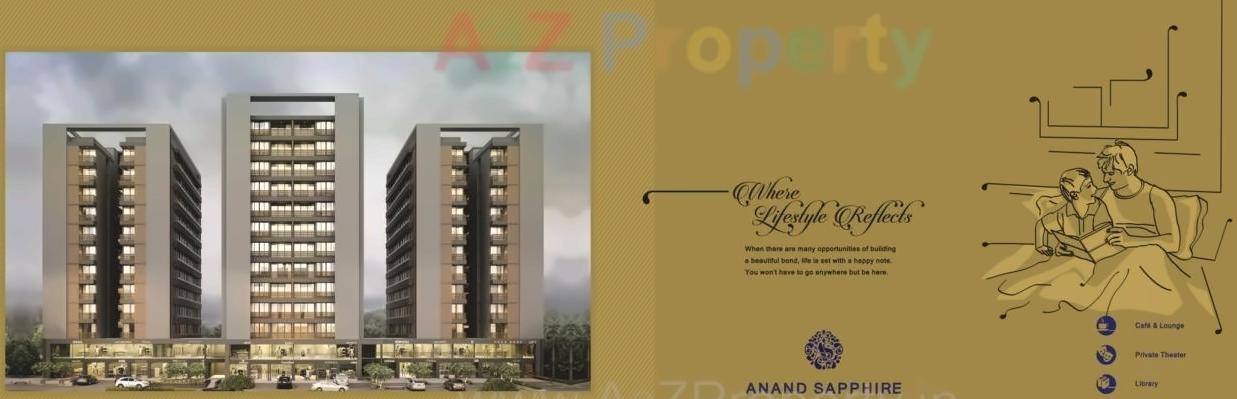  of real estate project Anand Sapphire located at Gota, Ahmedabad, Gujarat