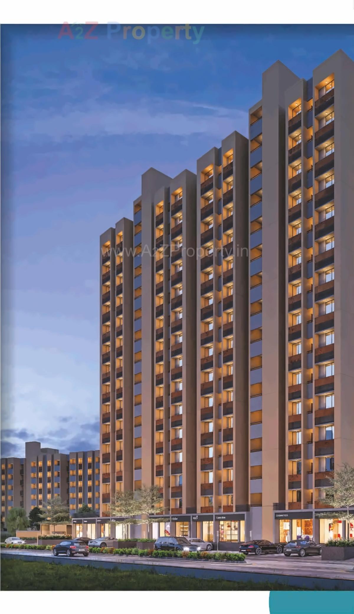 3D Elevation of real estate project Anant Sky located at Ranip, Ahmedabad, Gujarat