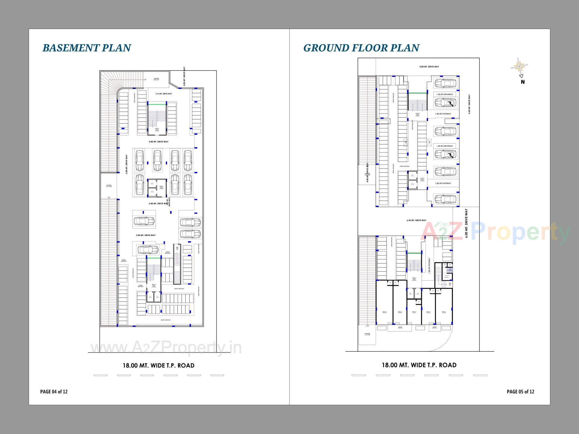Layout of real estate project Anant Sky located at Singarva, Ahmedabad, Gujarat
