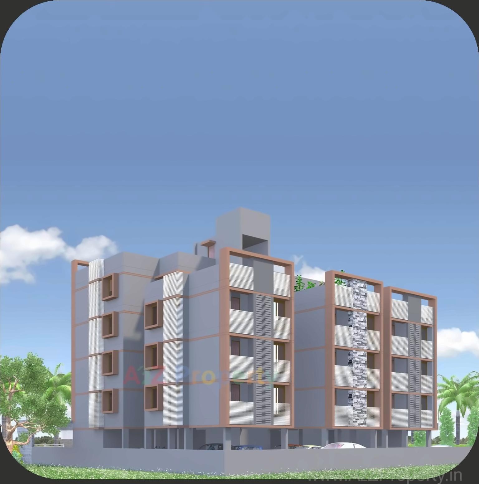 3D Elevation of real estate project Ananta Elegance located at Ahmedabad, Ahmedabad, Gujarat