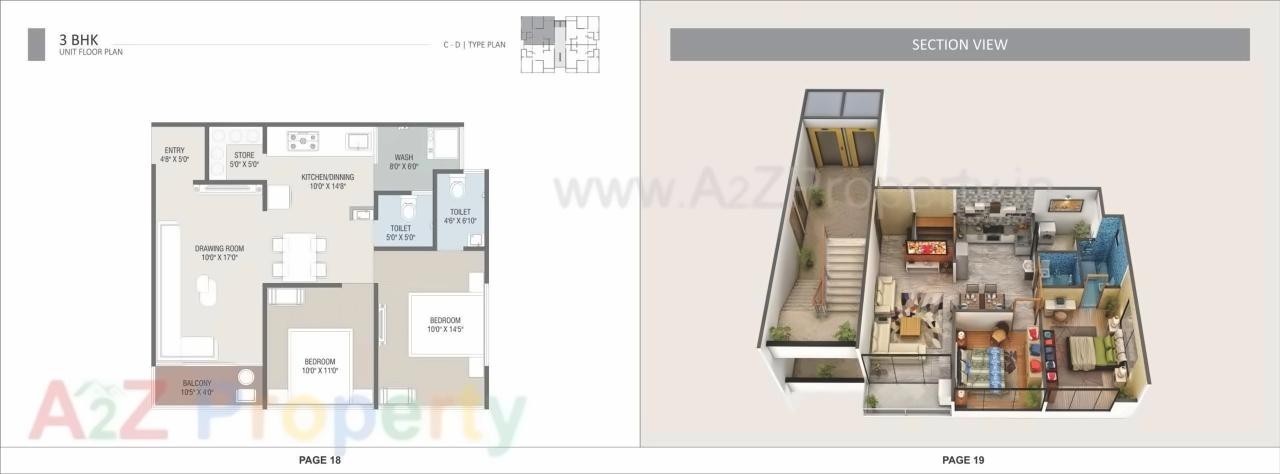 Layout of real estate project Ananta Greens Elysium located at Nikol, Ahmedabad, Gujarat