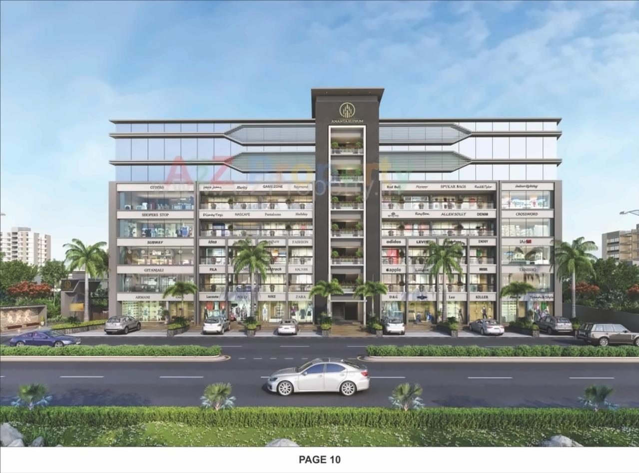 3D Elevation of real estate project Ananta Greens Elysium located at Nikol, Ahmedabad, Gujarat