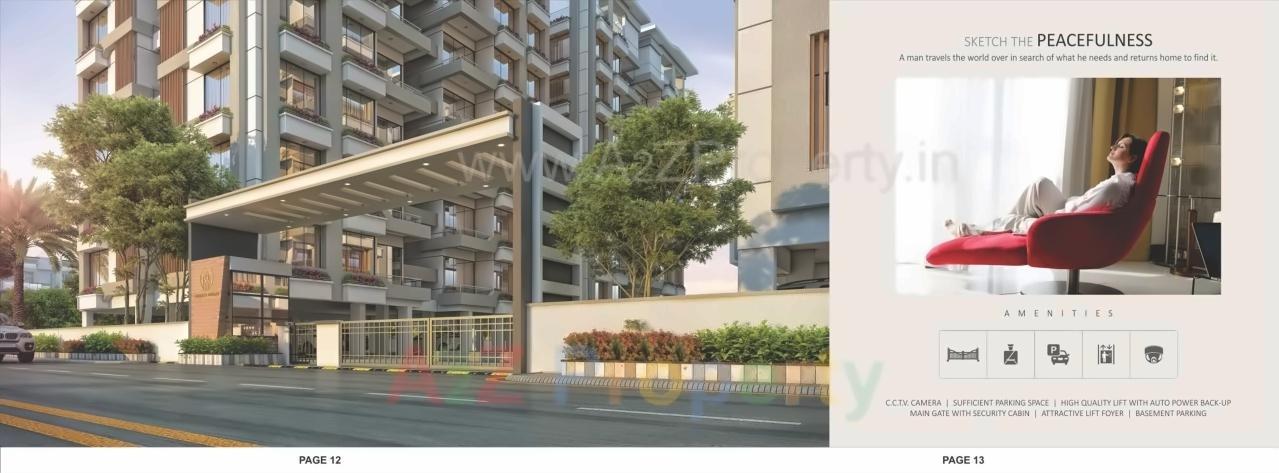 3D Elevation of real estate project Ananta Greens Elysium located at Nikol, Ahmedabad, Gujarat