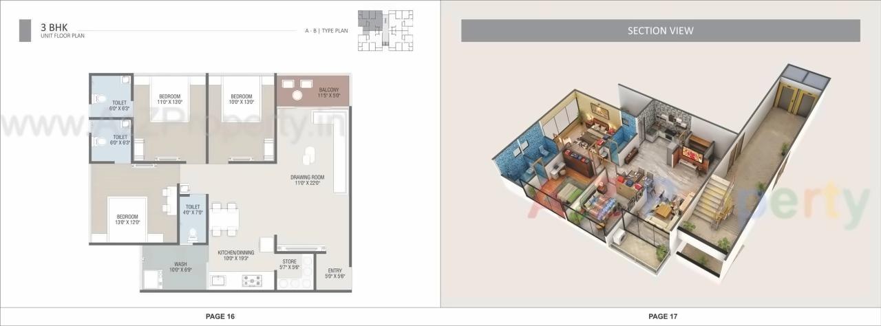 Layout of real estate project Ananta Greens Elysium located at Nikol, Ahmedabad, Gujarat