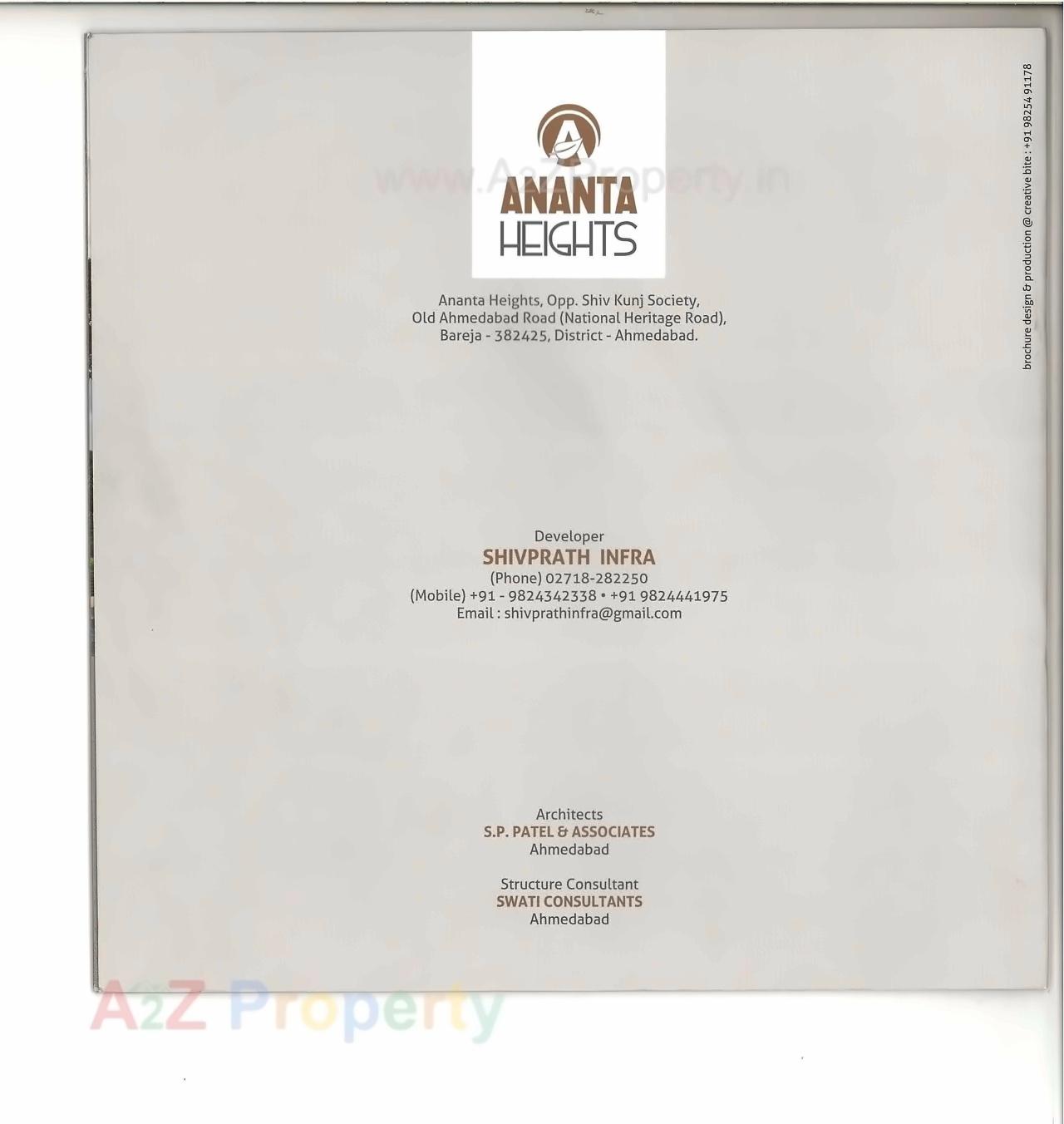  of real estate project Ananta Heights located at Bareja, Ahmedabad, Gujarat