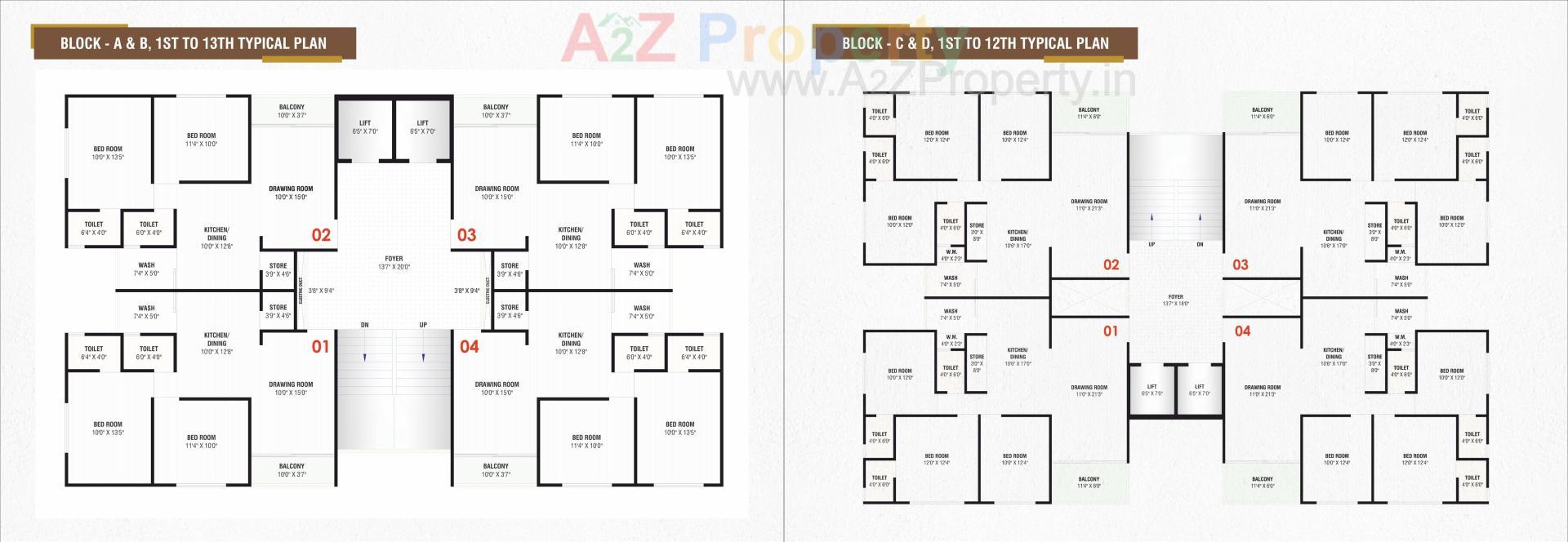 Layout of real estate project Ananta Sky located at Kathwada, Ahmedabad, Gujarat