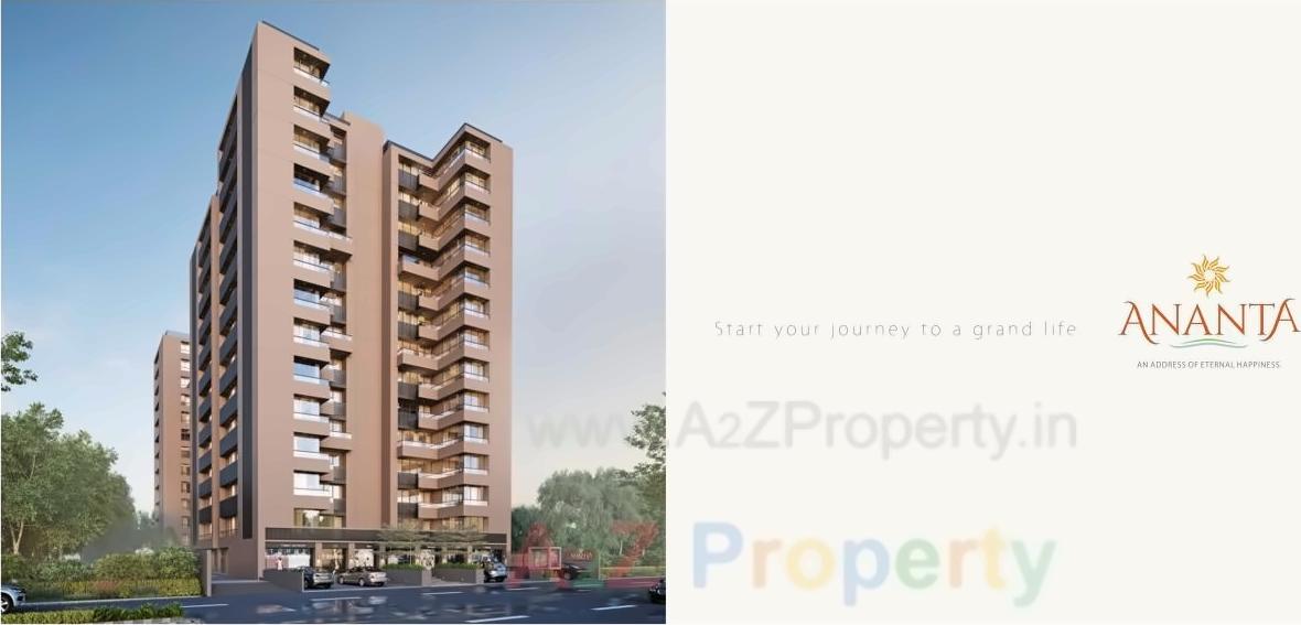 3D Elevation of real estate project Ananta located at Ahmedabad, Ahmedabad, Gujarat