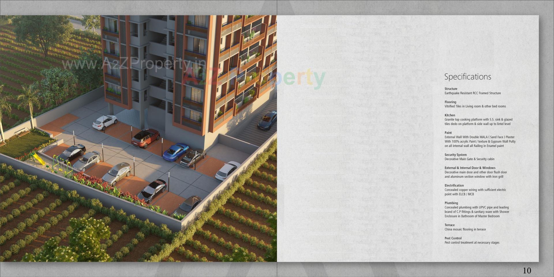 3D Elevation of real estate project Anantam located at Null, Ahmedabad, Gujarat