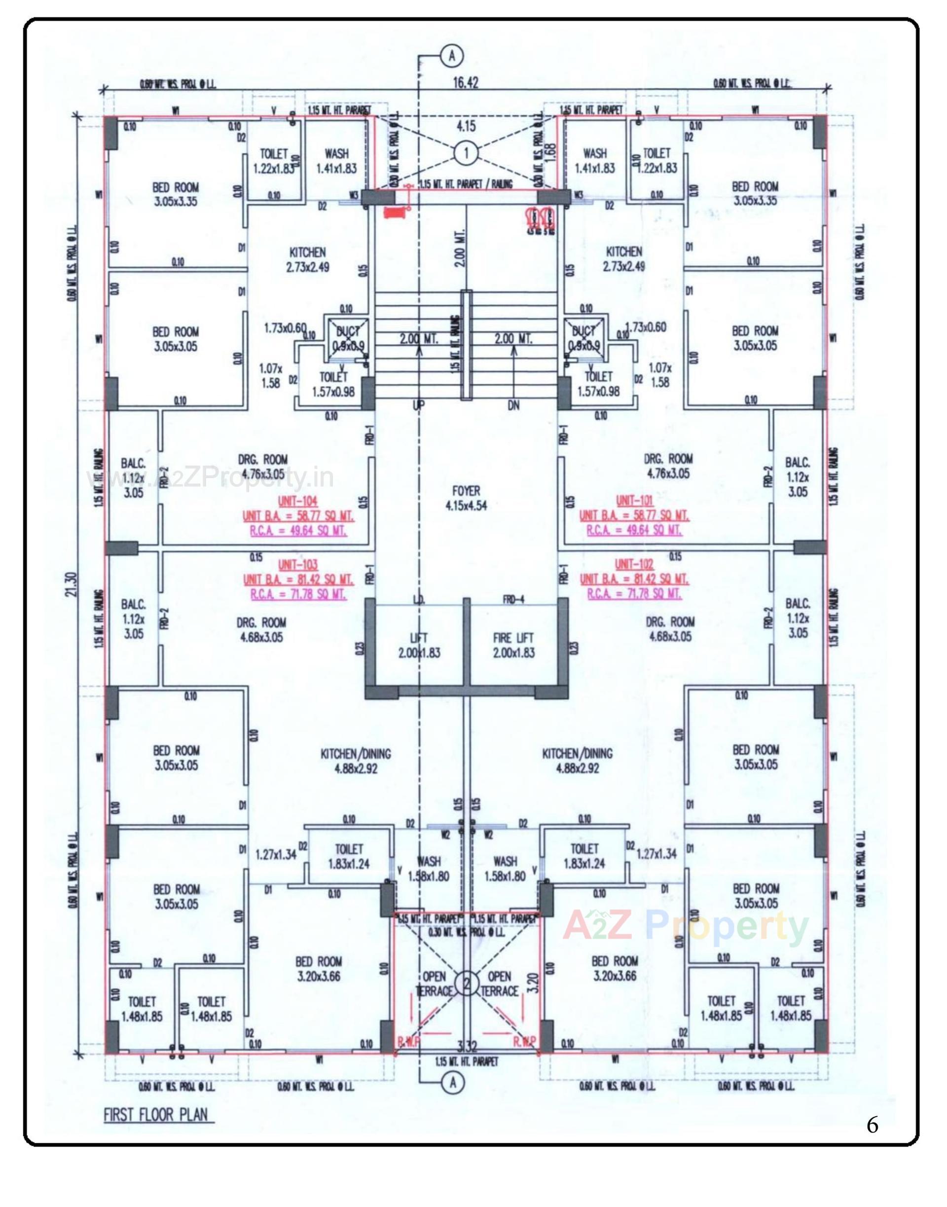 Layout of real estate project Anantam located at Null, Ahmedabad, Gujarat
