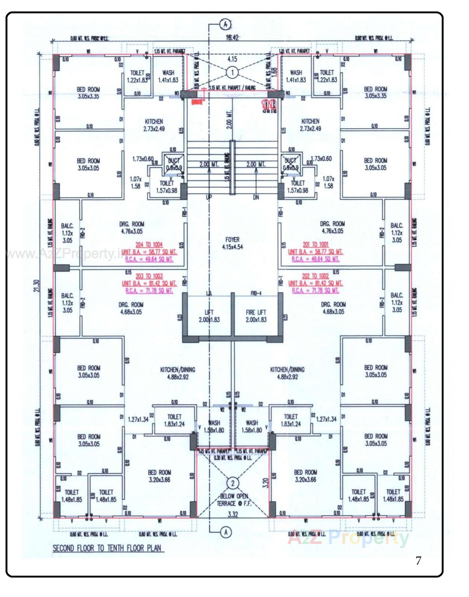 Layout of real estate project Anantam located at Null, Ahmedabad, Gujarat