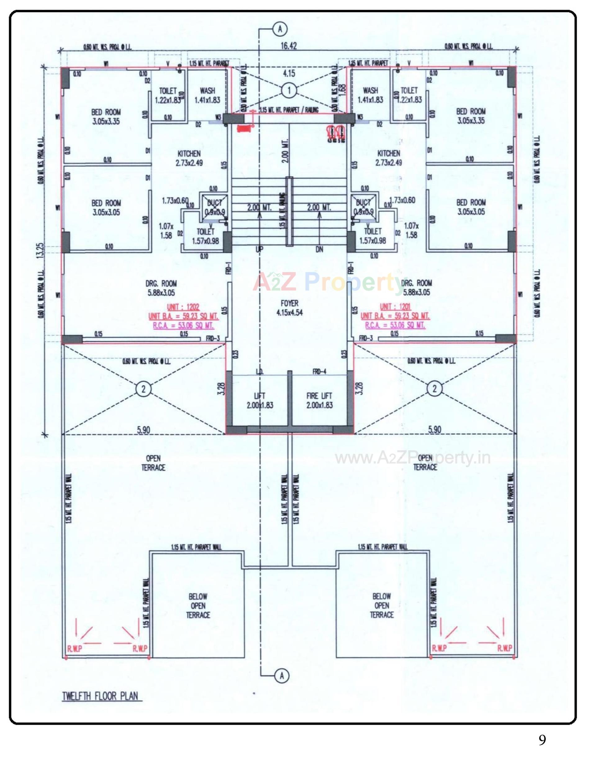 Layout of real estate project Anantam located at Null, Ahmedabad, Gujarat
