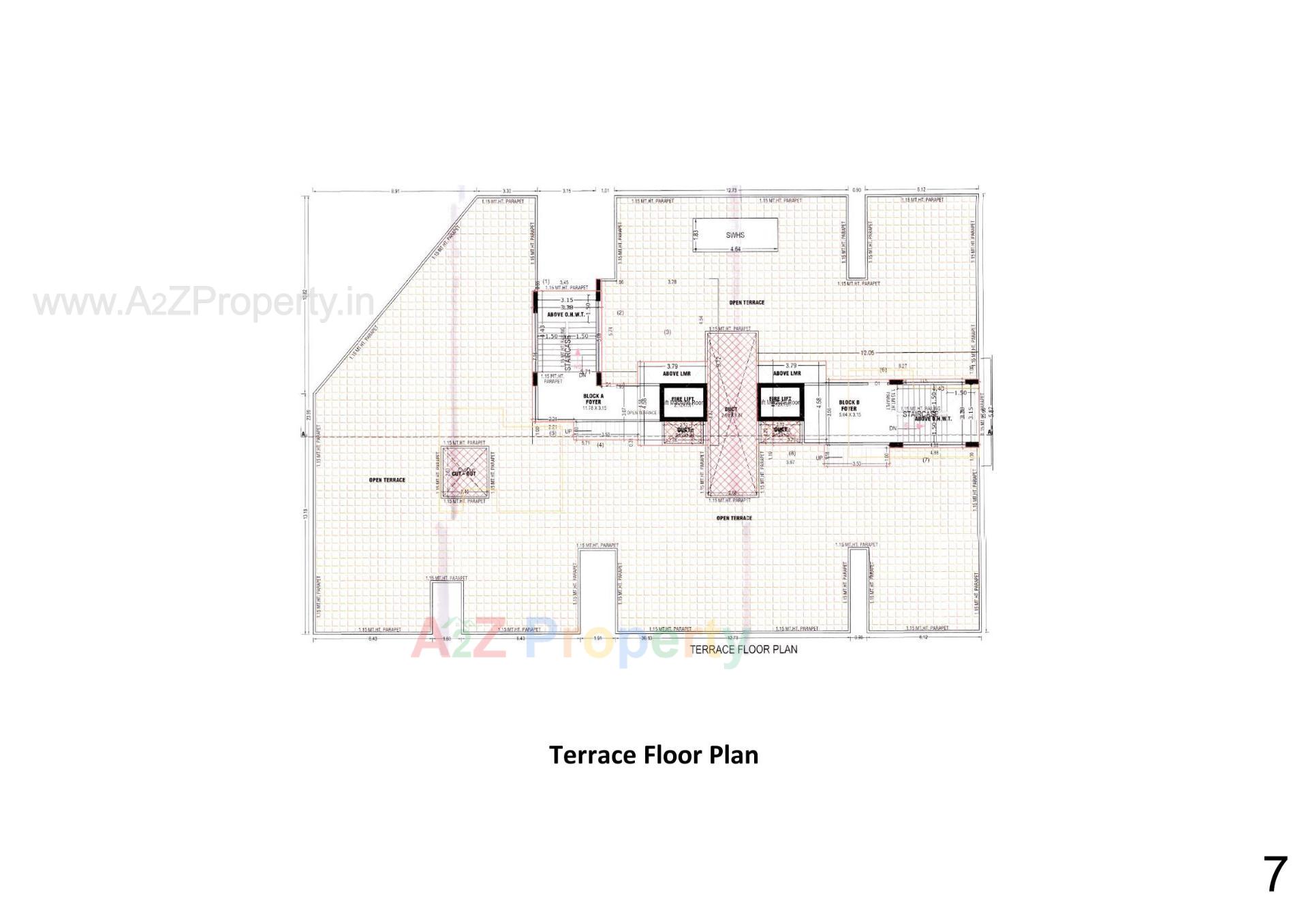Layout of real estate project Anantam Avenune located at Vastral, Ahmedabad, Gujarat