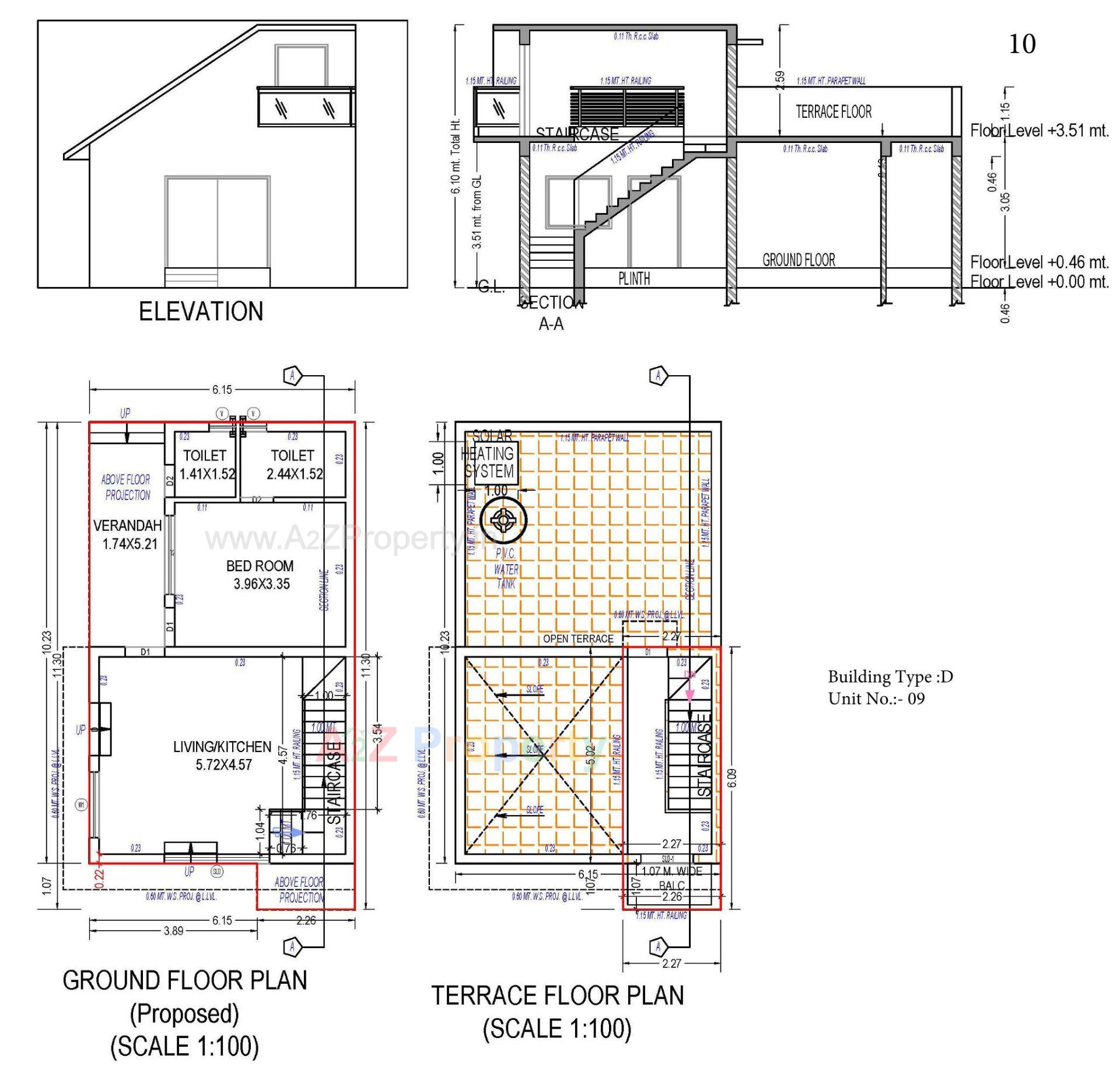 Layout of real estate project Anantam located at Gamdi, Ahmedabad, Gujarat