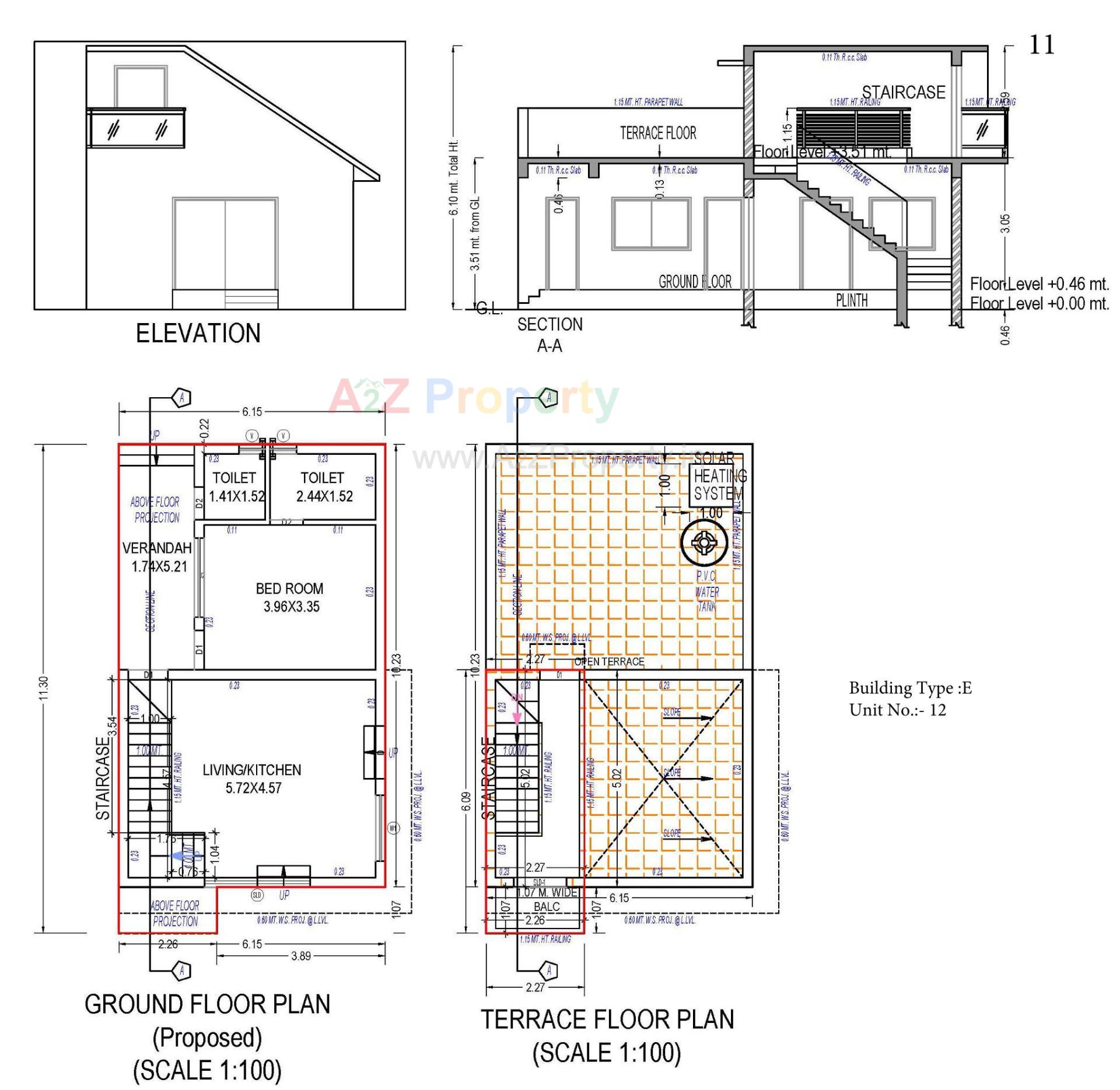 Layout of real estate project Anantam located at Gamdi, Ahmedabad, Gujarat