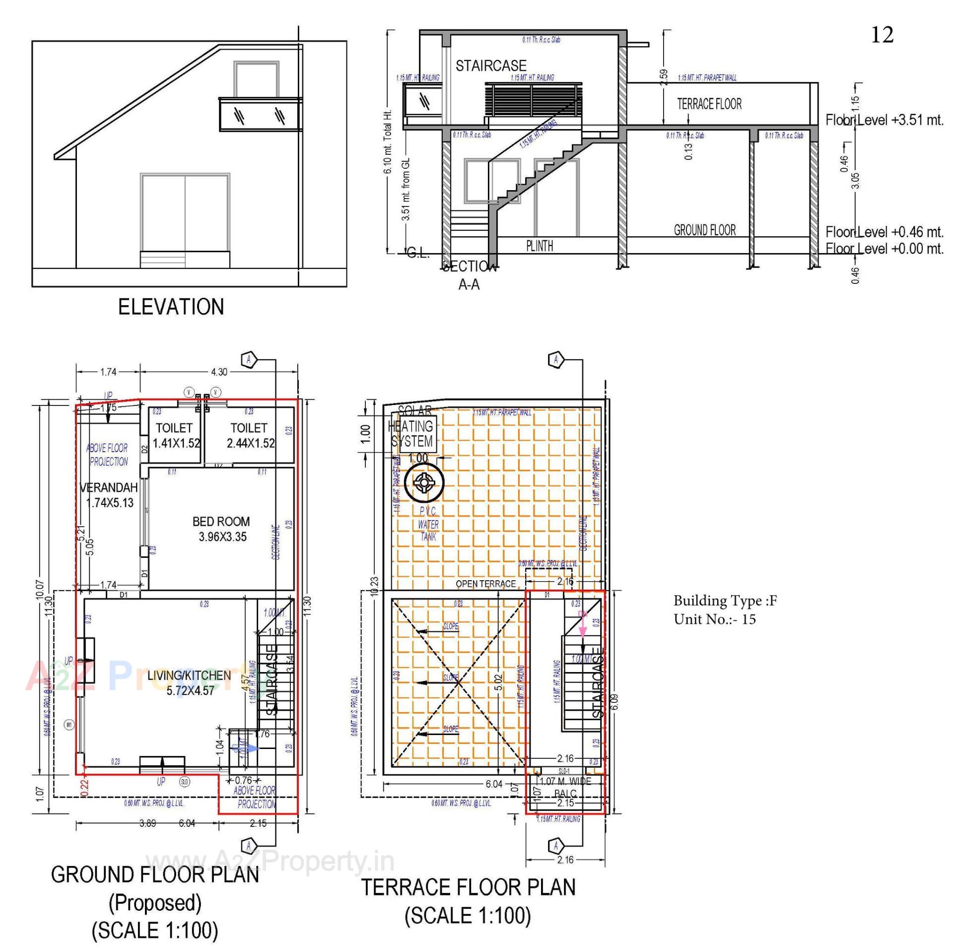 Layout of real estate project Anantam located at Gamdi, Ahmedabad, Gujarat