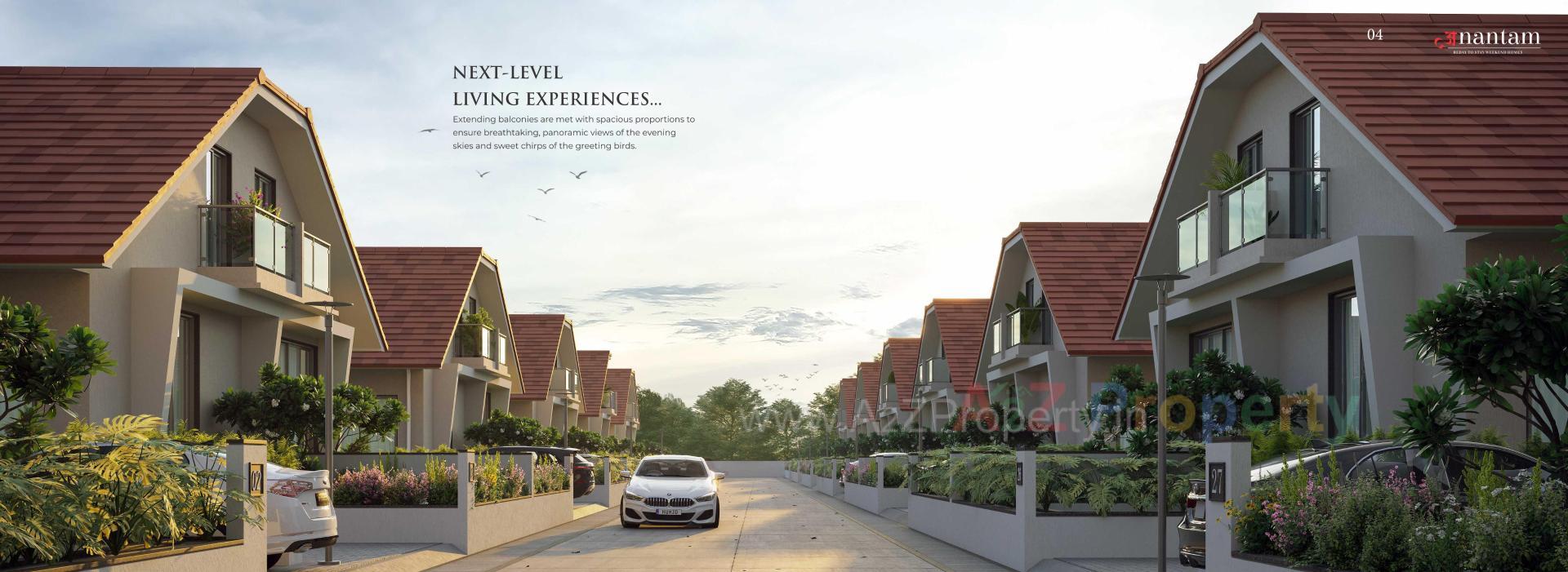 3D Elevation of real estate project Anantam located at Gamdi, Ahmedabad, Gujarat