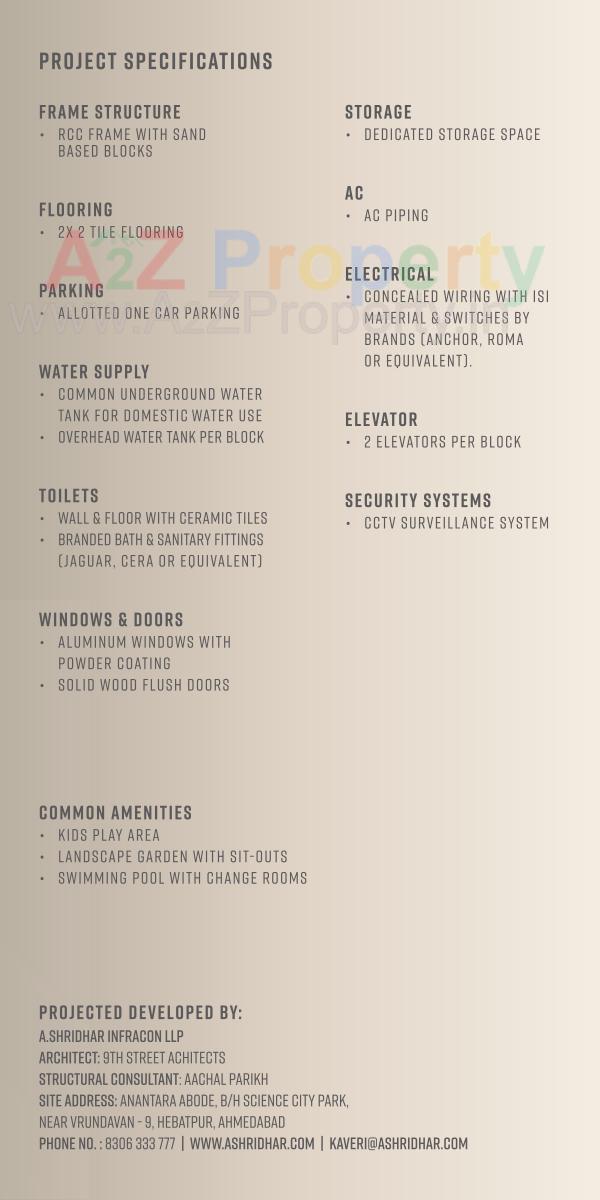  of real estate project Anantara Abode located at Hebatpur, Ahmedabad, Gujarat