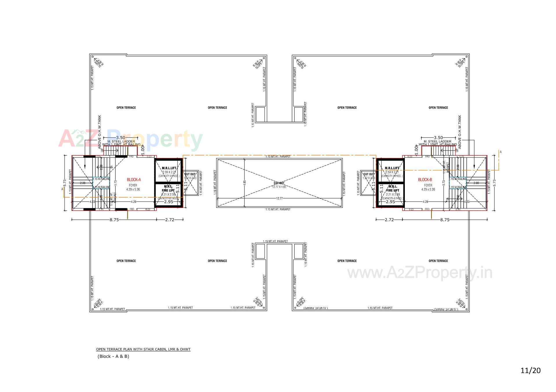 Layout of real estate project Anantara Alora located at Bhadaj, Ahmedabad, Gujarat