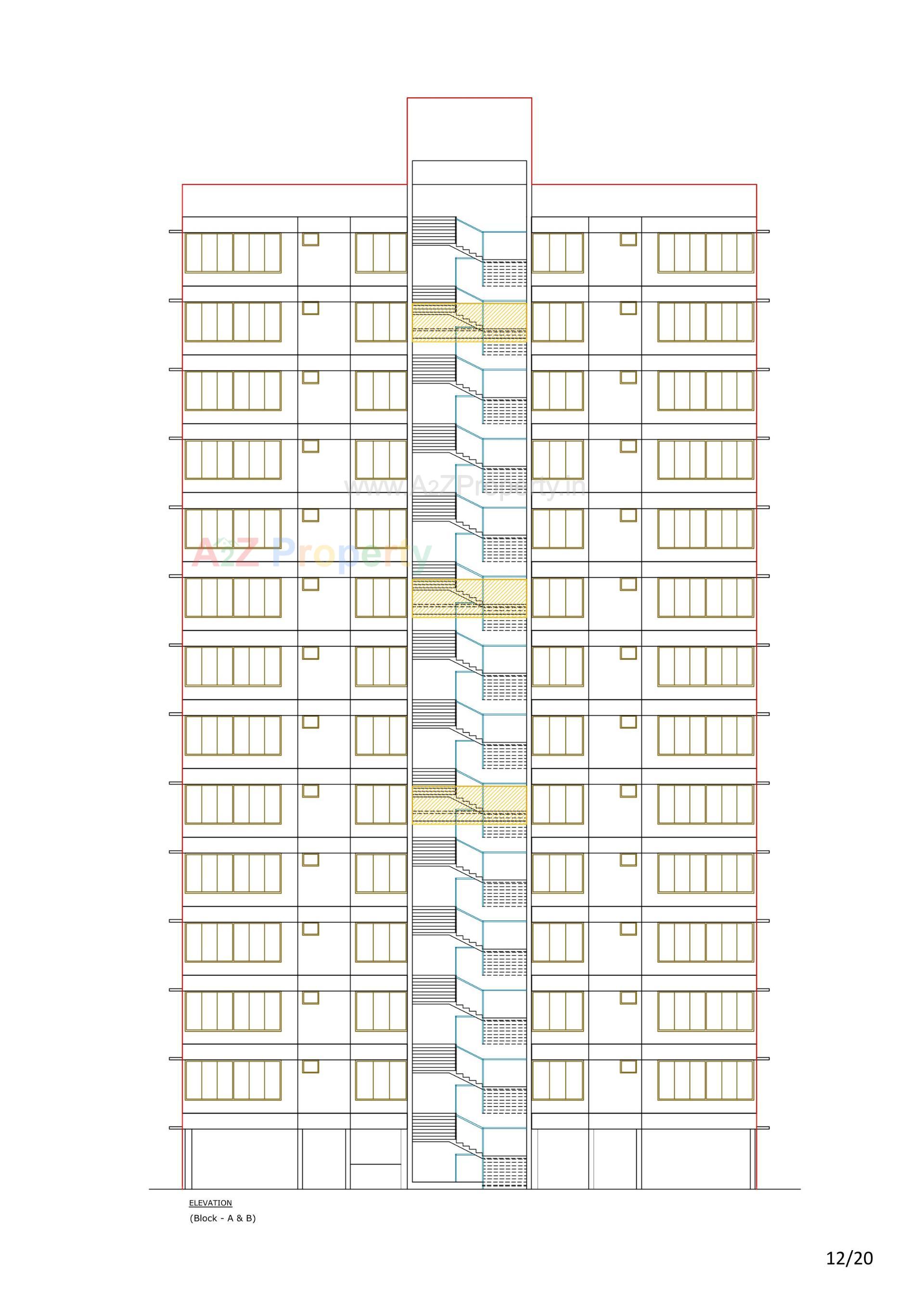 Layout of real estate project Anantara Alora located at Bhadaj, Ahmedabad, Gujarat