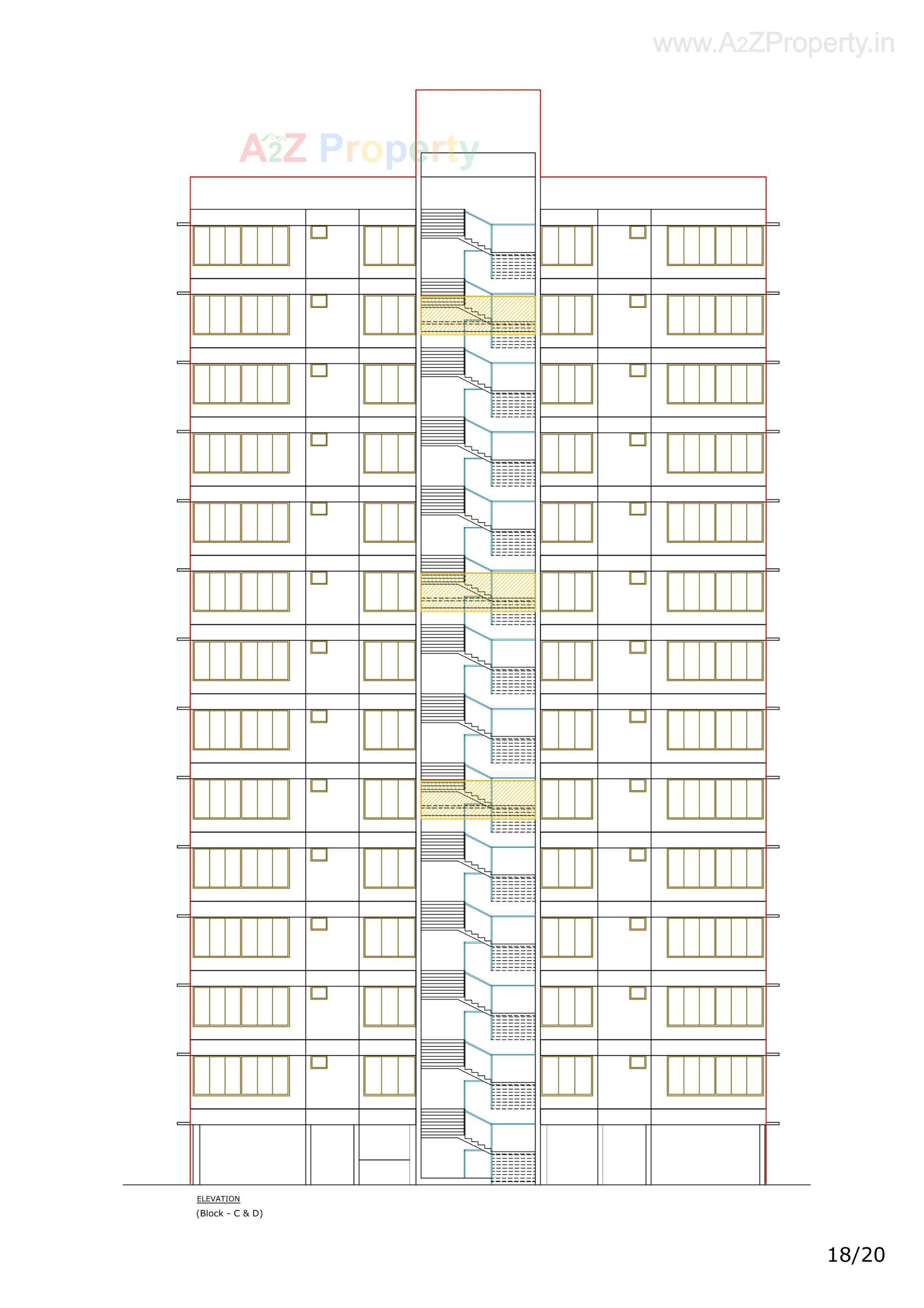 Layout of real estate project Anantara Alora located at Bhadaj, Ahmedabad, Gujarat
