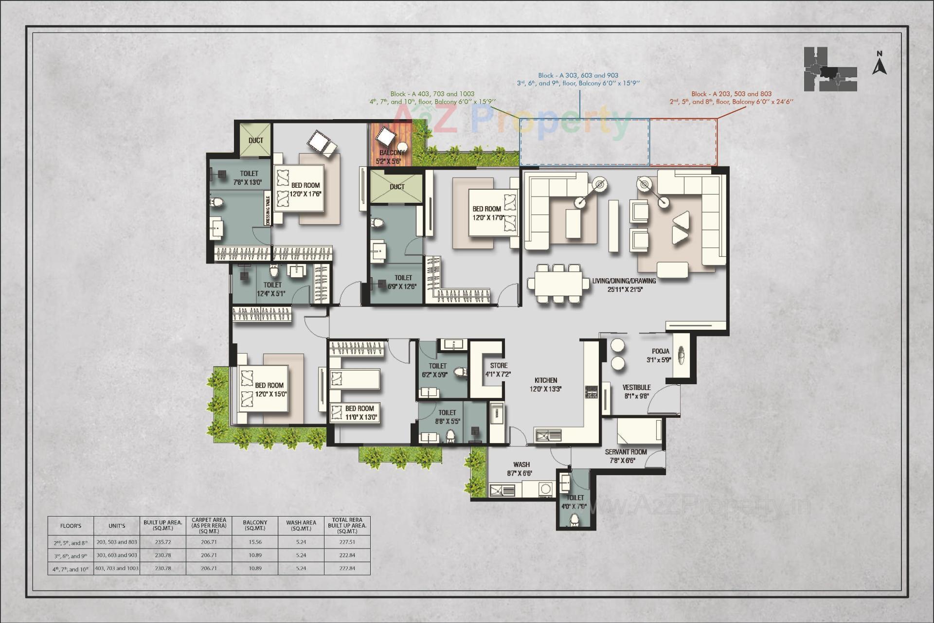 Layout of real estate project Anantara Alpines located at Thaltej, Ahmedabad, Gujarat