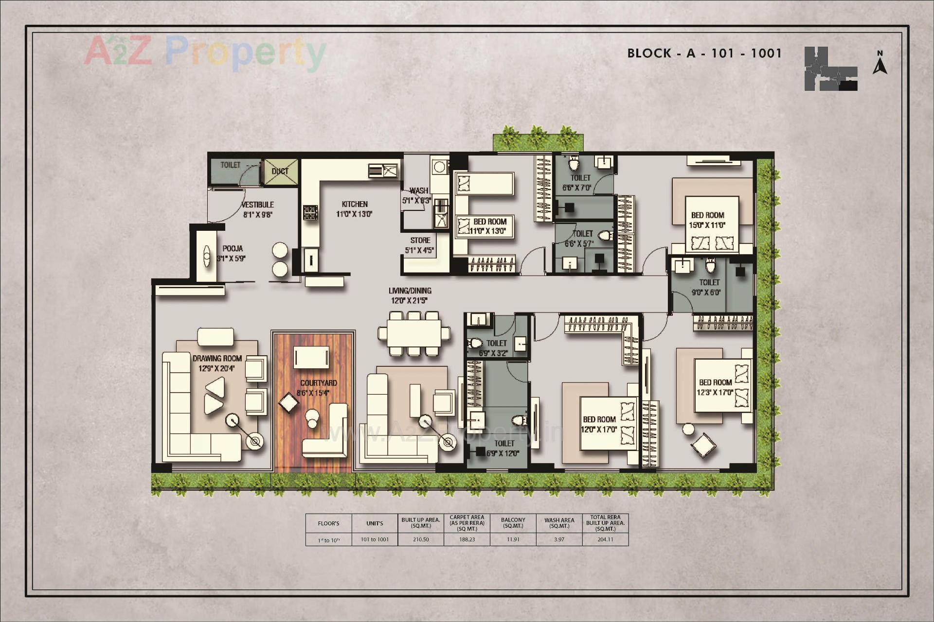 Layout of real estate project Anantara Alpines located at Thaltej, Ahmedabad, Gujarat