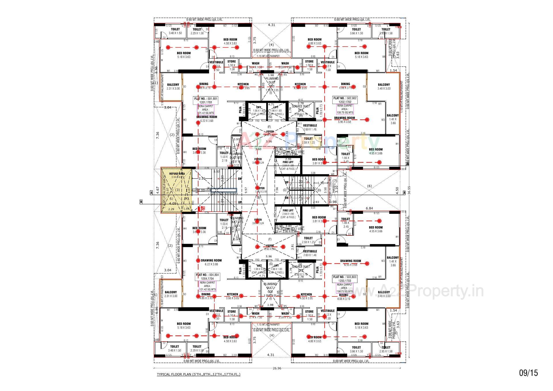 Layout of real estate project Anantara Imperial located at Ahmedabad, Ahmedabad, Gujarat