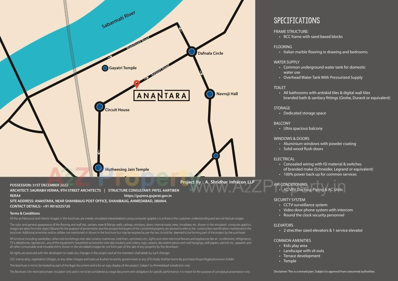  of real estate project Anantara located at Dariyapur, Ahmedabad, Gujarat