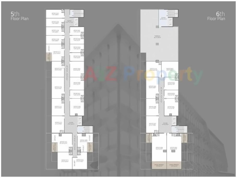Layout of real estate project Anikedhya Capitol located at Chandkheda, Ahmedabad, Gujarat