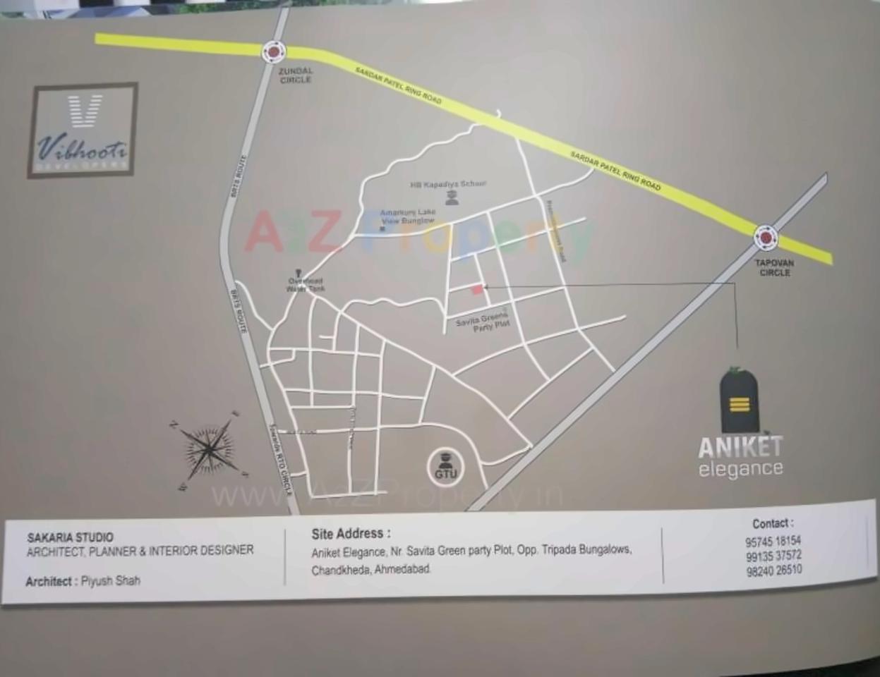 of real estate project Aniket Elegance located at City, Ahmedabad, Gujarat