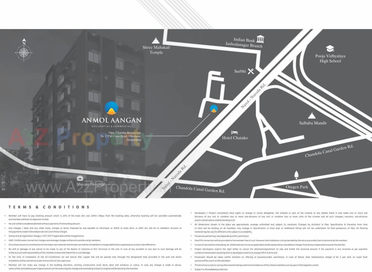  of real estate project Anmol Aangan located at City, Ahmedabad, Gujarat